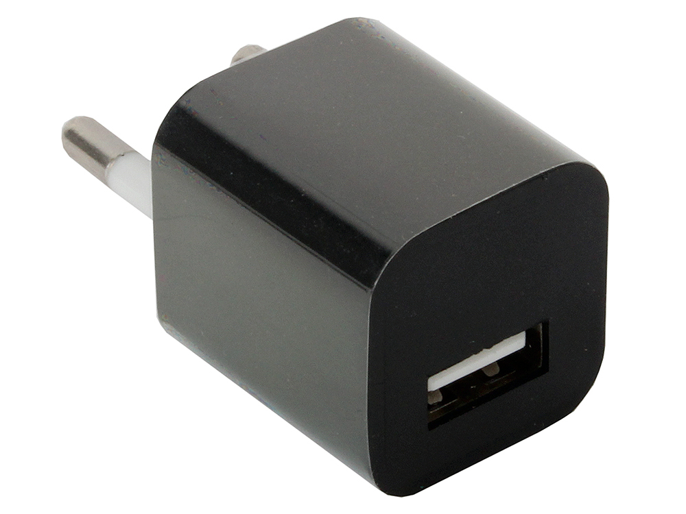 

Зарядное устройство USB Orient PU-2301, выход 5В/1А, черный