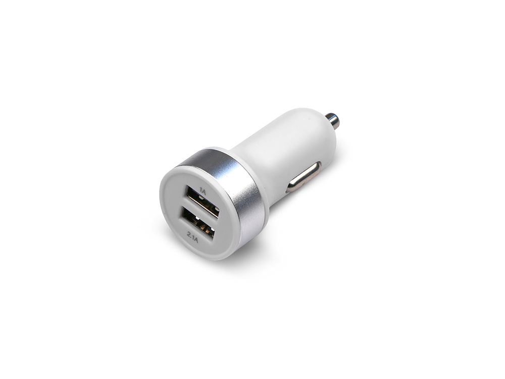 

Универсальное зарядное устройство Jet.A от прикуривателя 12В-24В UC-S16 (2 USB-порта, 2.1А, кабель micro USB в комплекте) Цвет - белый