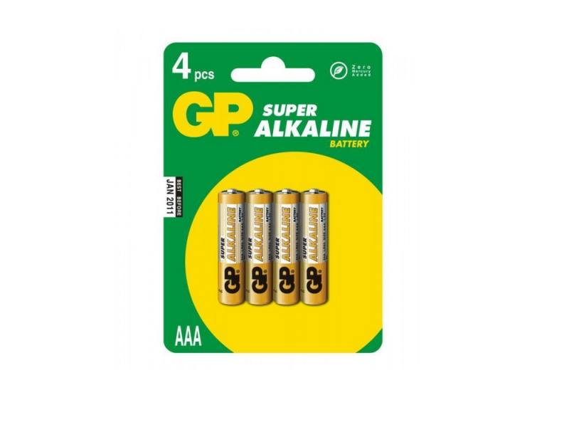 

Батарейки GP Super Alkaline 24ACR4-UE4 AAA 4 шт