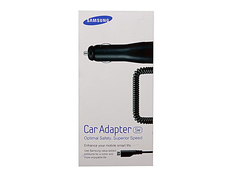 

Автомобильное зарядное устройство Samsung ECA-U16CBEGSTD 1A microUSB черный