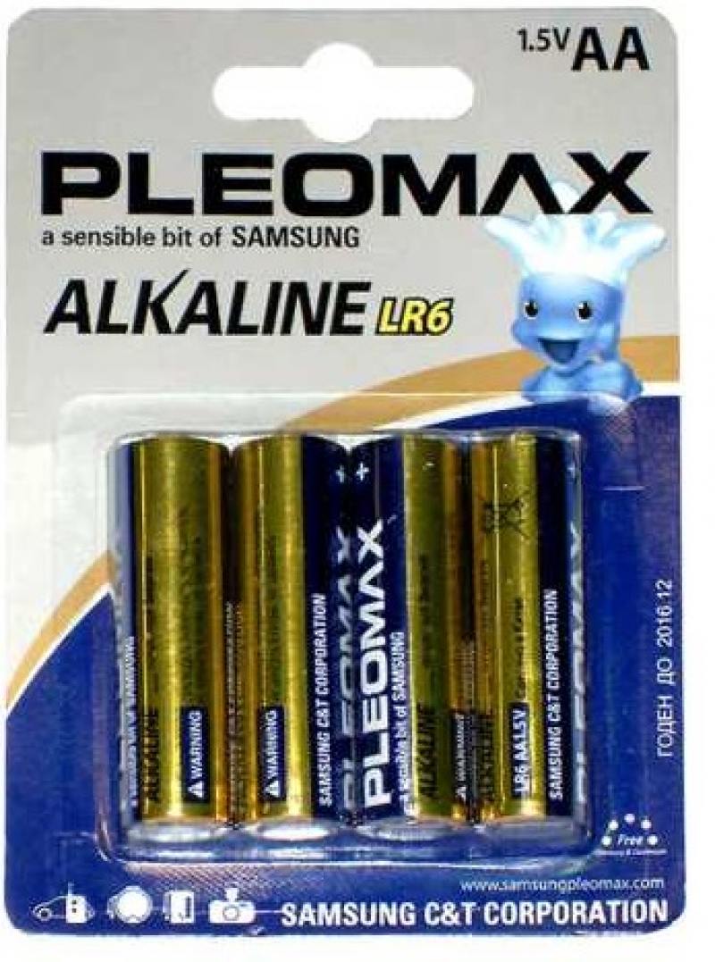 

Батарейки Samsung Pleomax LR6-4BL AA 4 шт