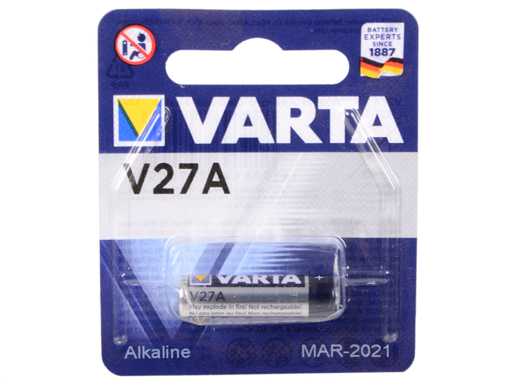 

Батарейка Varta Professional Electronics V27A бл.1 0422710401