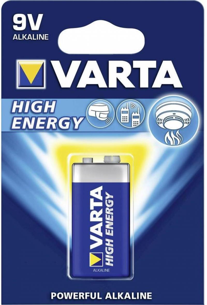 

Батарейка Varta High Energy 6LR61 1 шт