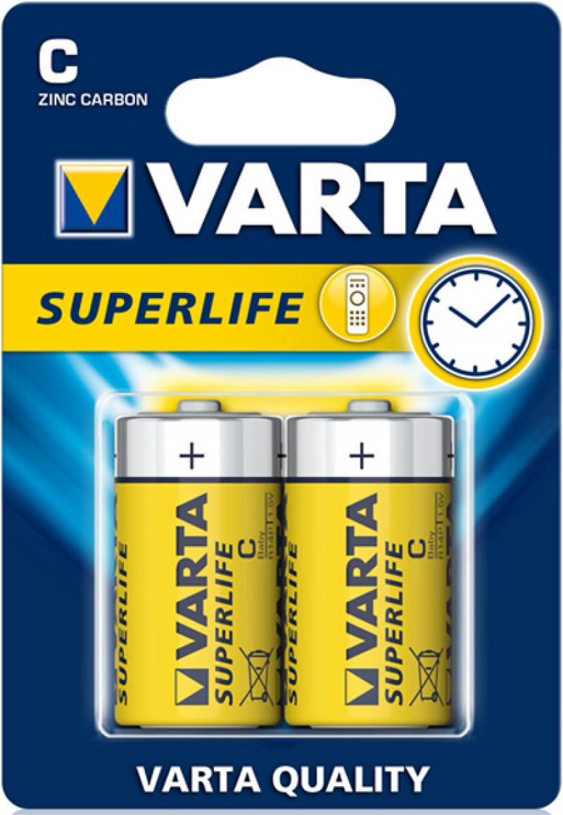 

Батарейка Varta Superlife C LR14 2 шт R14P