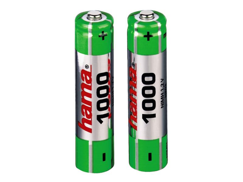 

Аккумулятор 1000 мАч Hama H-87055 AAA 2 шт
