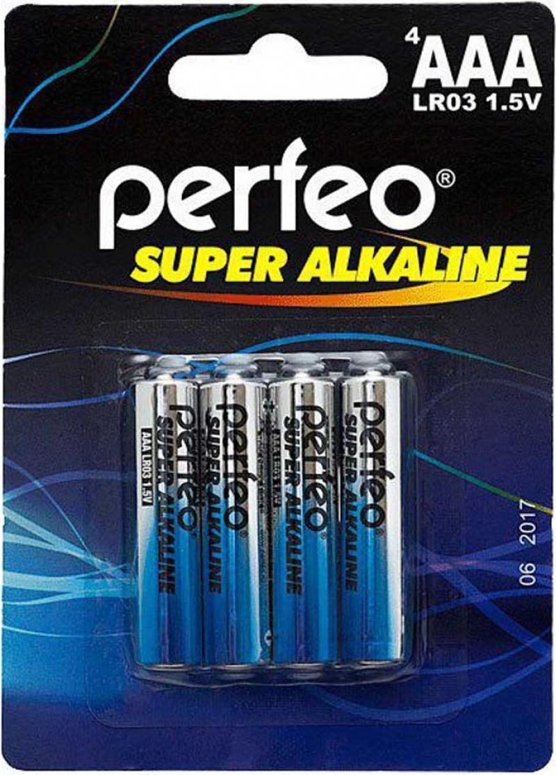 

Батарейки Perfeo LR03/4BL Super Alkaline AAA 4 шт