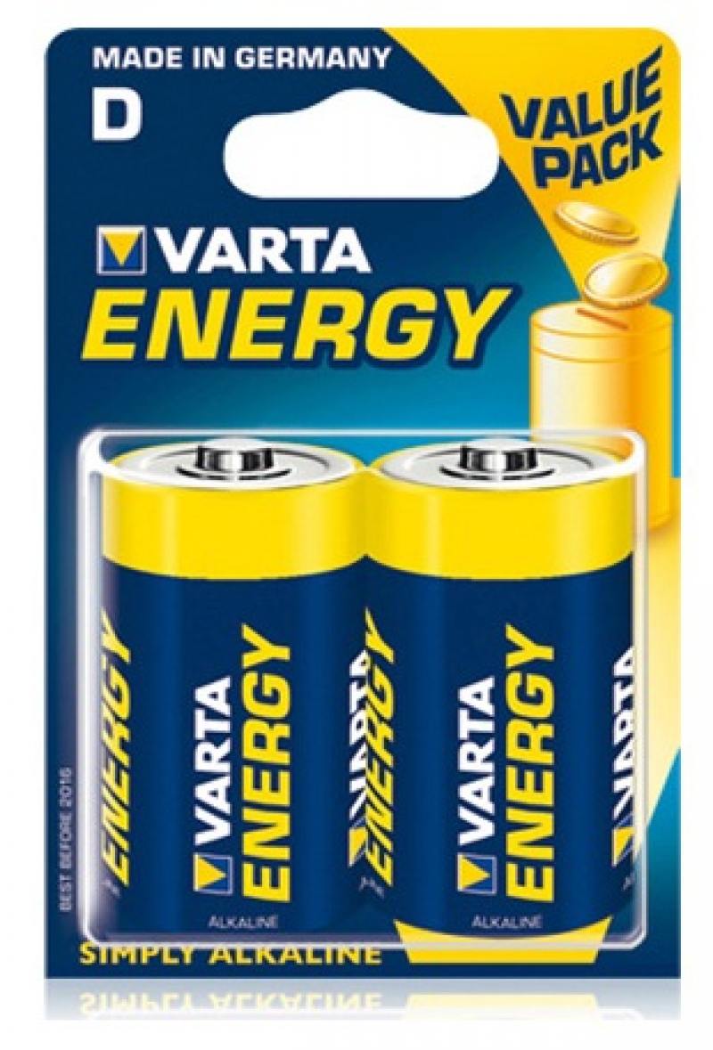

Батарейки Varta Energy LR20 2 шт