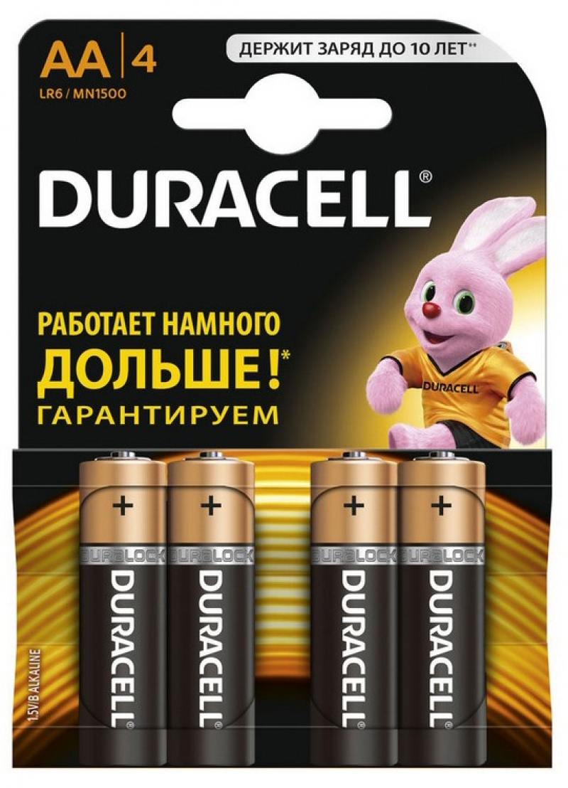 

Батарейки Duracell Basic LR6-4BL AA 4 шт