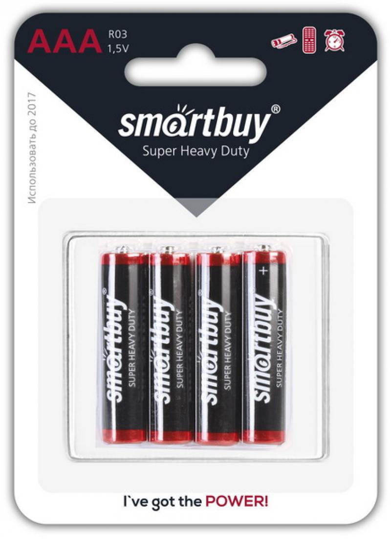 

Батарейки Smartbuy SBBZ-3A04B AAA 4 шт