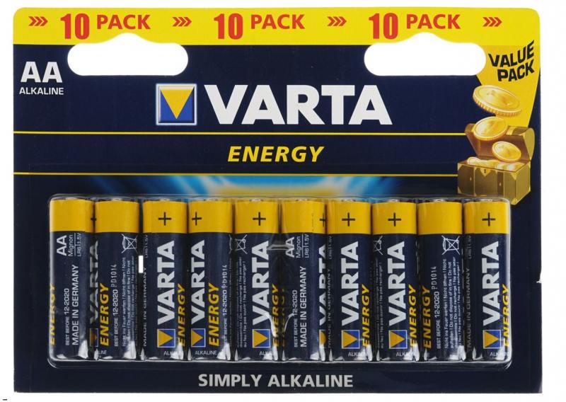 

Батарейки Varta Energy AA 10 шт