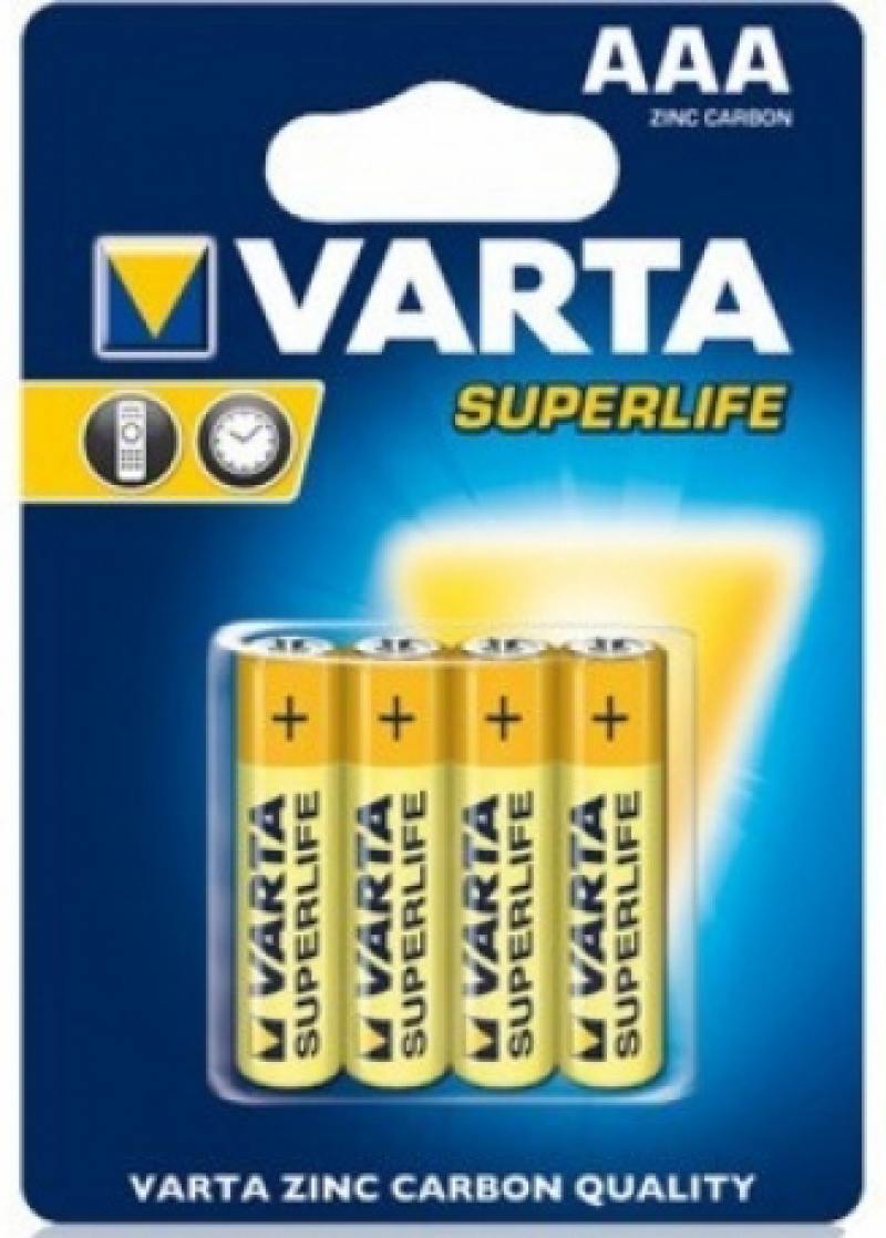 

Батарейки Varta Superlife AAA 4 шт