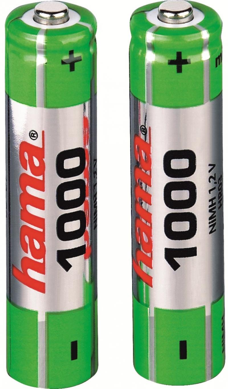 

Аккумуляторы 1000 мАч Hama H-87088 AAA 2 шт