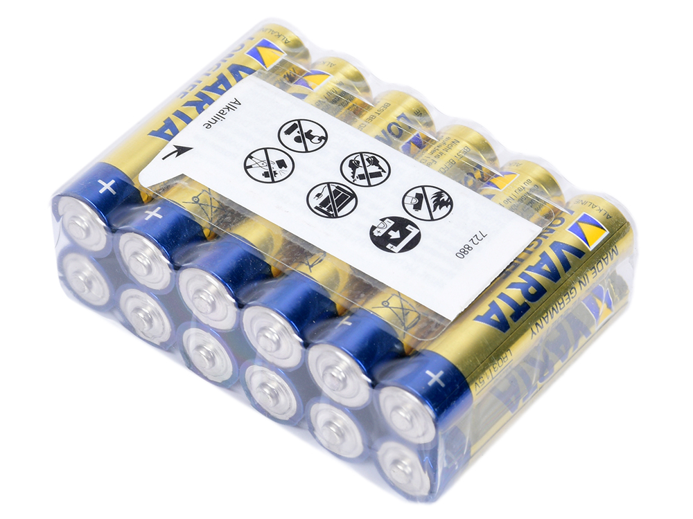 

Батарейки Varta Longlife AAA 12 шт