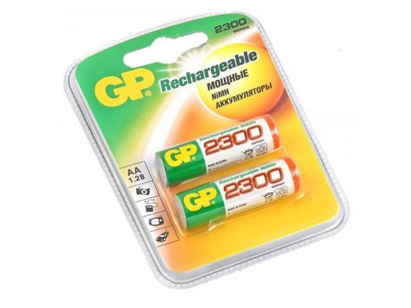 

Аккумулятор 2300 mAh GP 230AAHC-2DECRC2 AA 2 шт