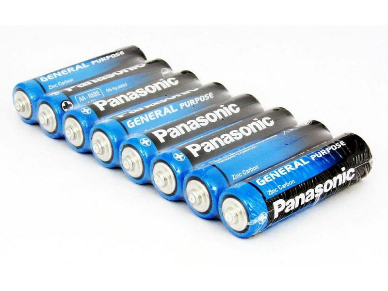 

Батарейки Panasonic General Purpose AA 8 шт R6BER/8PR