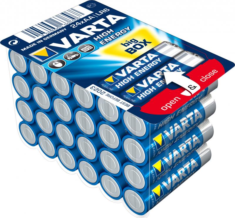 

Батарейки Varta High Energy AAA 24 шт