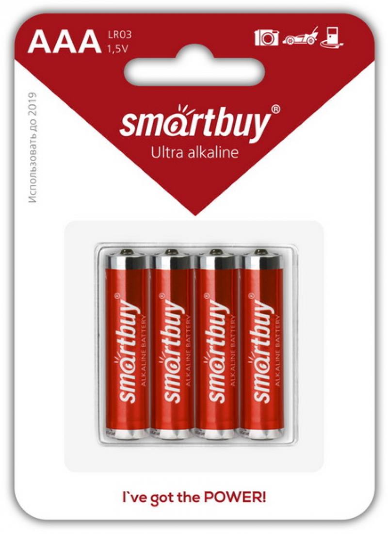 

Батарейки Smartbuy SBBA-3A04B AAA 4 шт