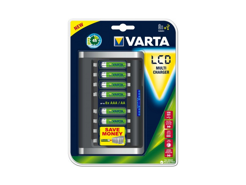 

Зарядное устройство VARTA LCD Multi Charger 57671101401