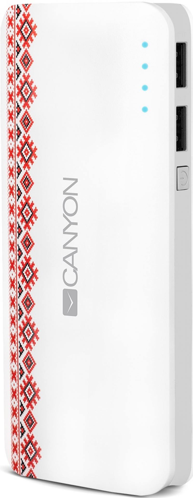 

Портативное зарядное устройство Canyon CNE-CPB130V 13000мАч белый