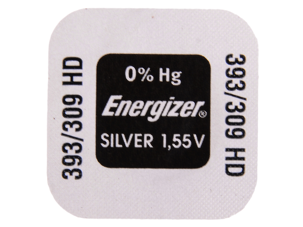 

Батарейки Energizer Silver Oxide 393/309 1шт. (635312)