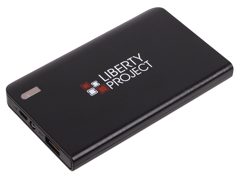 

Внешний аккумулятор "LP" 6000 мАч Li-Pol USB выход 2,1А (черный) 0L-00029995