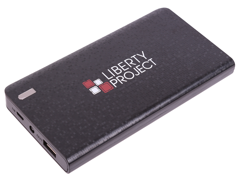 

Внешний аккумулятор "LP" 8000 мАч Li-Pol USB выход 2,1А (черный) 0L-00029997
