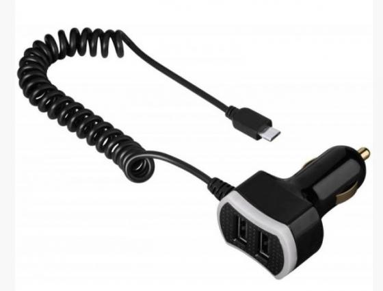 

Автомобильное зарядное устройство HAMA Triple Power 7.2A 7.2 А microUSB 2 х USB черный 135808