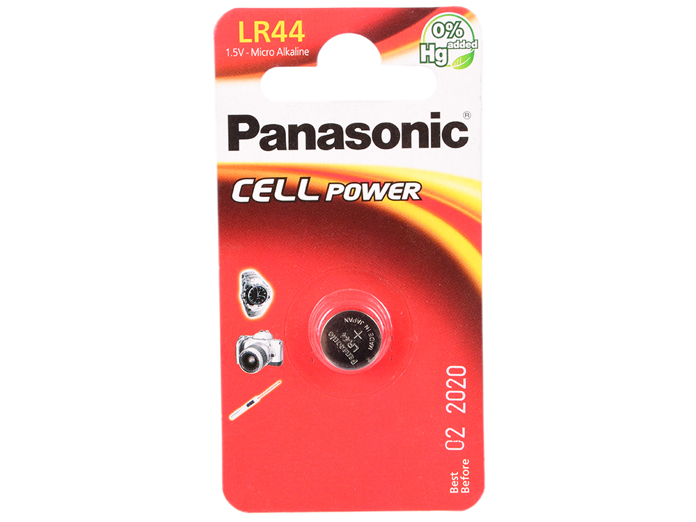 

Батарейка Panasonic Micro Alkaline LR-44EL 1 шт