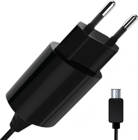 

Сетевое зарядное устройство Partner 1A microUSB черный ПР028257
