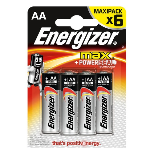 

Батарейка алкалиновая Energizer MАХ LR6/E91 тип АА 6шт