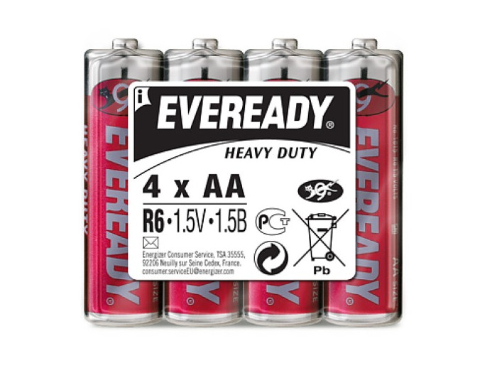 

ENERGIZER Батарейка солевая Eveready R6 тип АА 4шт