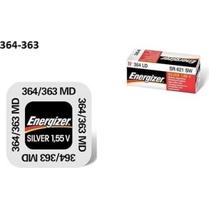 

ENERGIZER Батарейка часовая Silver Oxide 364/363 MBL 10шт