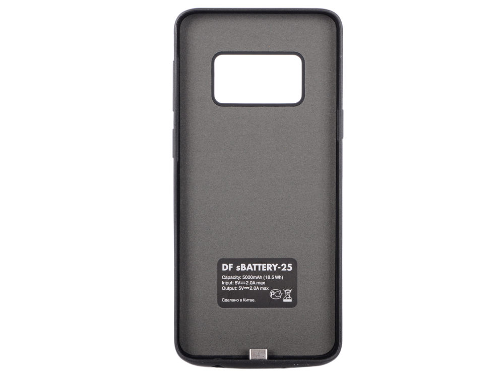 

Аккумулятор-чехол для Samsung Galaxy S9 DF sBattery-25 (black) 5000 мАч+USB выход