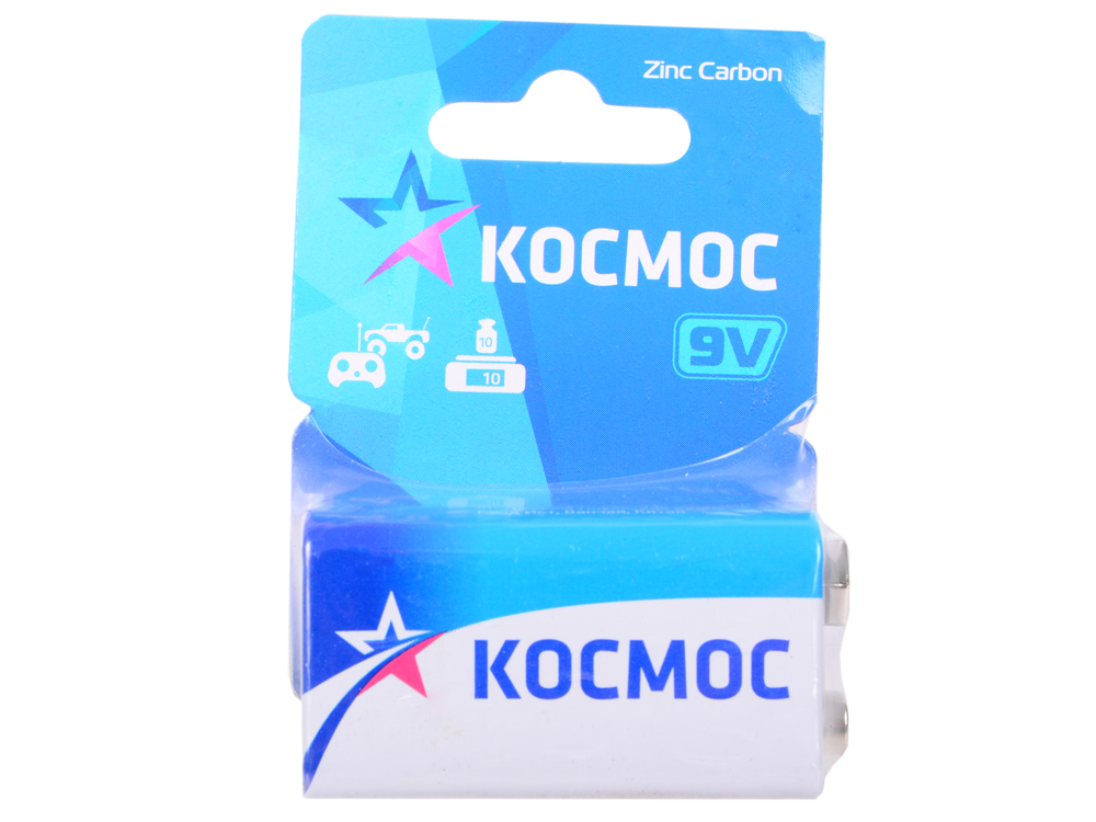 

Батарейка КОСМОС KOC6F221BL S 6F22 (блист.1шт.)