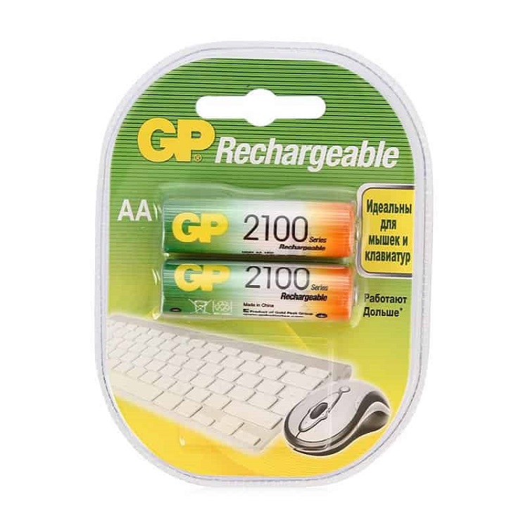 

Аккумулятор GP 210AAHC-2DECRC2 20/200 тип АА LR6 2100мАч