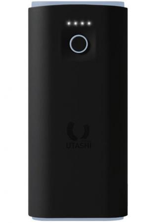 

Внешний аккумулятор Power Bank 5000 мАч Smart Buy Utashi X 5000 черный голубой SBPB-525
