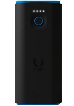 

Внешний аккумулятор Power Bank 5000 мАч Smart Buy Utashi X 5000 черный синий SBPB-515