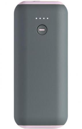 

Внешний аккумулятор Power Bank 5000 мАч Smart Buy Utashi A серый розовый SBPB-735