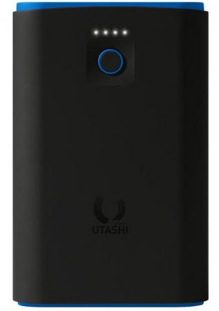 

Внешний аккумулятор Power Bank 7500 мАч Smart Buy Utashi X 7500 черный голубой SBPB-610