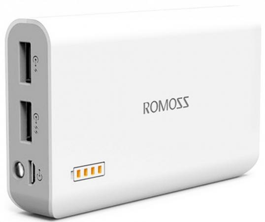 

Универсальный внешний аккумулятор для цифровой техники ROMOSS Solo 3 на 6000mAh (22Wh) USB 5V 2.1А /