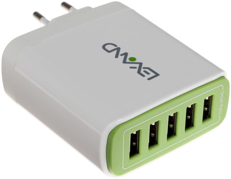 

Зарядная станция LEXAND LP-604 (белый) 5xUSB 5V/2.4A