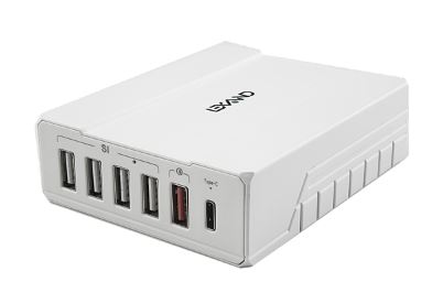 

Зарядная станция LEXAND LP-6Q (белый) 5xUSB c 1 USB QC 3.0 и 1 USB Type-C