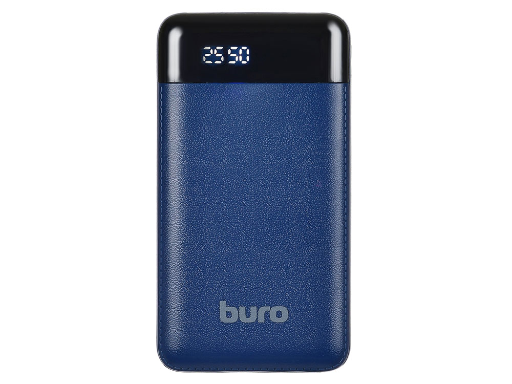 

Мобильный аккумулятор Buro RC-16000-DB Li-Ion 16000mAh 2.1A темно-синий 2xUSB