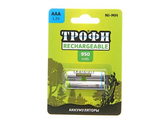 

Аккумуляторы 950 mAh ТРОФИ HR03-2BL AAA 2 шт