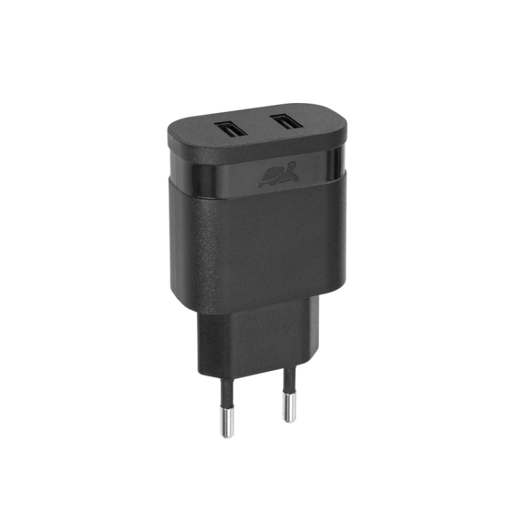 

Сетевое зарядное устройство RIVAPOWER VA4123 B00 черное 3,4A / 2USB, без кабеля