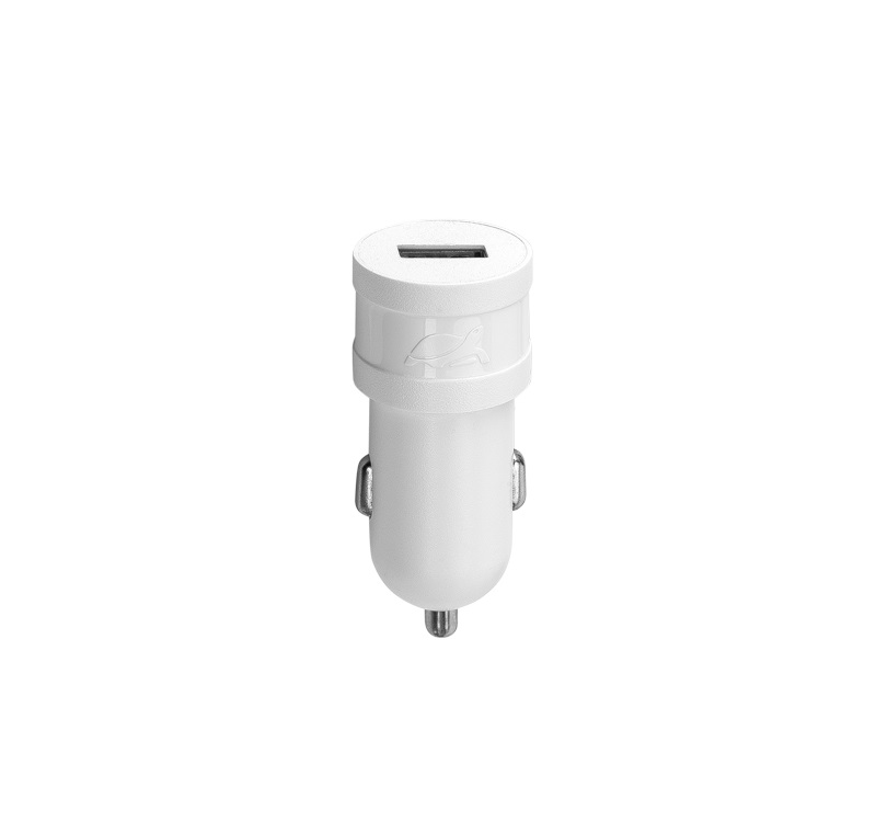 Автомобильное зарядное устройство RIVAPOWER VA4211 W00 белое 1,0A / 1USB, без кабеля автомобильное зарядное устройство rivapower va4225 bd2 черное 3 4a 2usb с кабелем mfi lightning