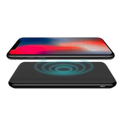 

Внешний аккумулятор 8000мАч с беспроводной зарядкой Qi Qcyber Mobile QWPB-10 5Вт, 010288