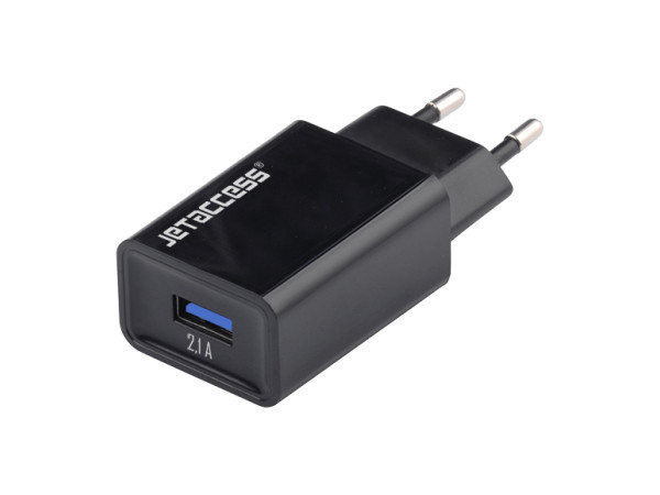 

Зарядное устройство Jet.A UC-Z27 220В (1USB, 2.1А), черный