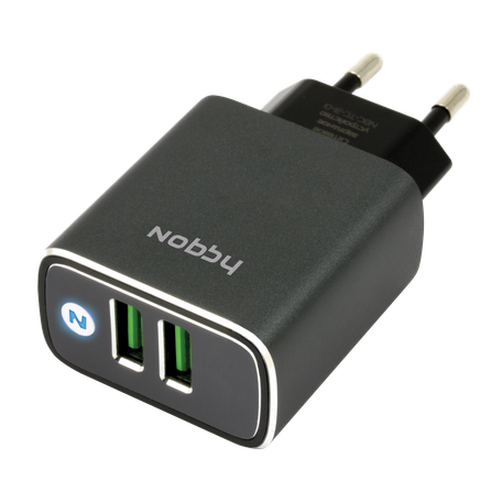 

Сетевое зарядное устройство Nobby Comfort NBC-TC-31-01 2xUSB, 3.1A