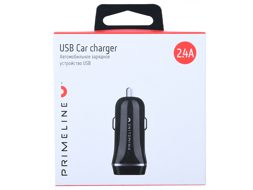 

Автомобильное зарядное устройство Prime Line 2225 2xUSB 2.4A, черный